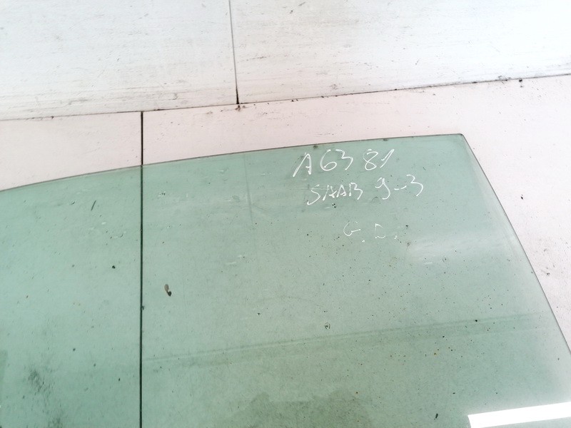 SAAB 9-3 2003 Door-Drop Glass - REAR RIGHT - Thumbnail 2
