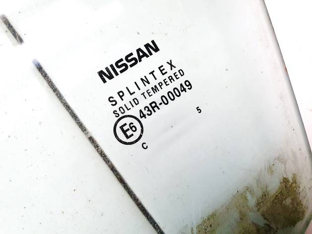 43R00049 Nissan Primera 2005 Door-Drop Glass - FRONT LEFT - Thumbnail 3