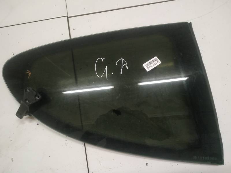 AS2 Peugeot 207 2006 Corner quarter window glass - REAR RIGHT