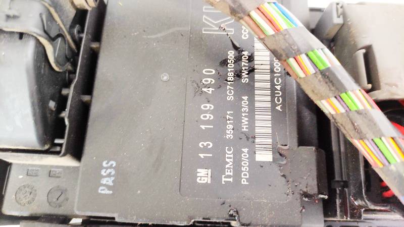 13199490 Opel Signum 2005 Confort Contrôle Module - Thumbnail 3