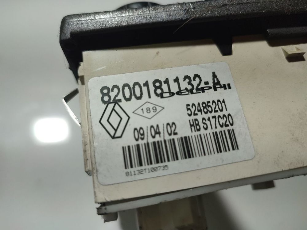 8200181132A Renault Laguna 2003 Heizungsbedienteil Klimabedienteil - Thumbnail 4