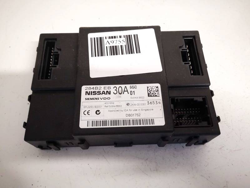 284B2EB30A Nissan Pathfinder 2006 General Module Comfort Relay (Unit)
