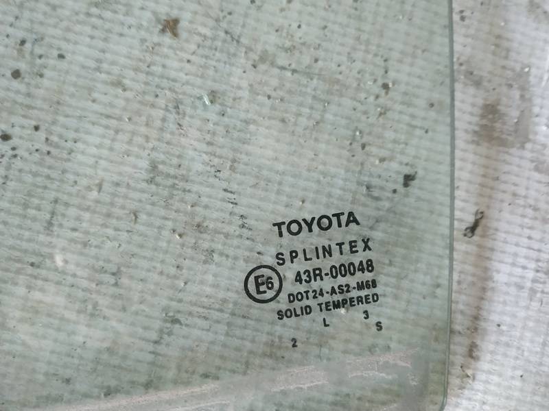 AS2 Toyota Corolla 2003 LUNA TRASERA IZQUIERDA, Luna de la puerta trasera - TRASERA IZQUIERDA - Thumbnail 2