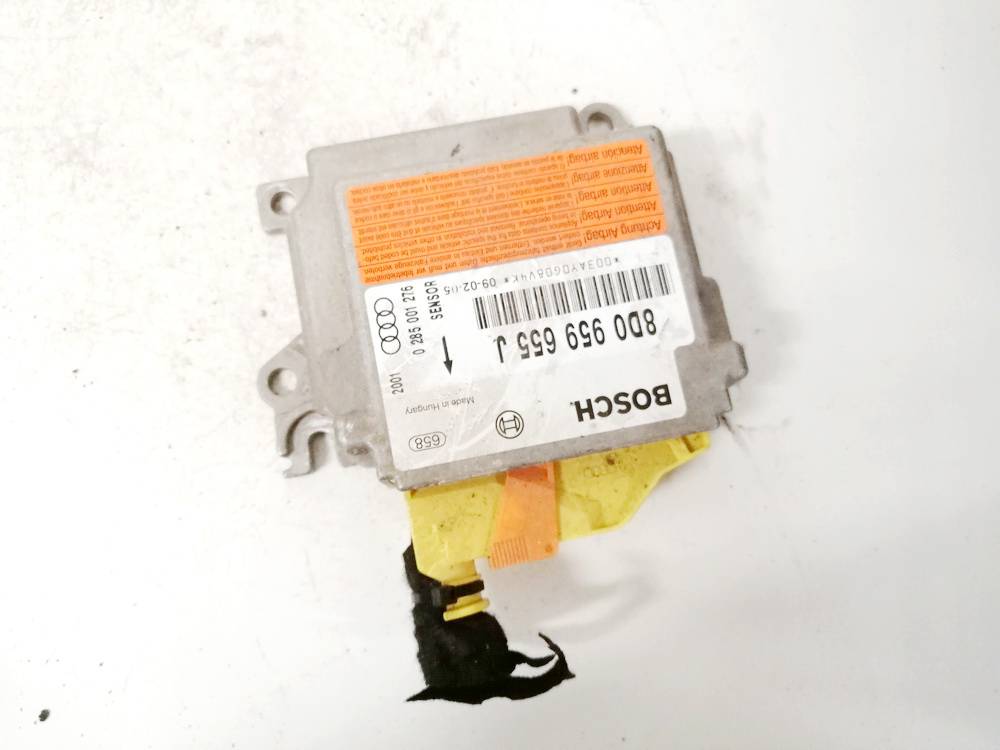 8D0959655J Audi A4 2000 SRS gaisa spilvena dators – gaisa spilvenu vadības bloks
