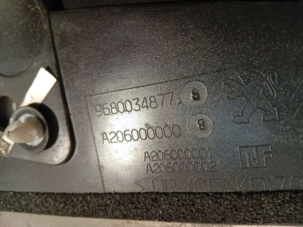 9680034877 Peugeot 207 2007 Spoiler hinten Heckspoiler - Thumbnail 5