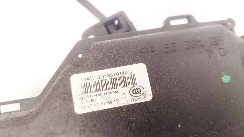 3D1837016AC Skoda Octavia 2012 Door Lock Mechanism - FRONT RIGHT - Thumbnail 3