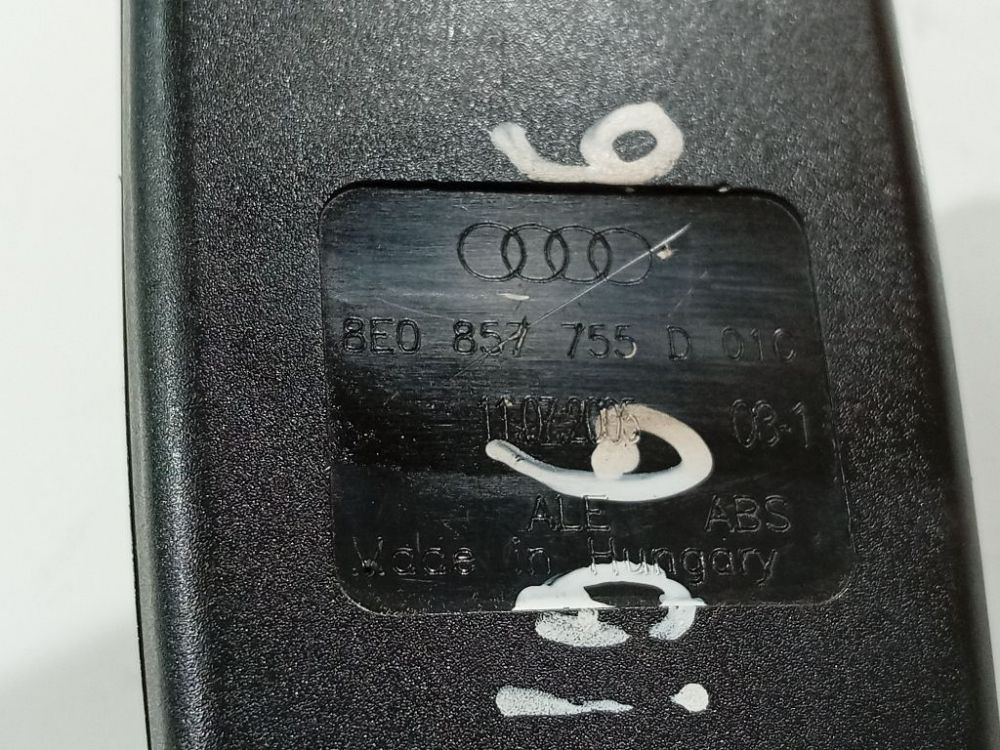 8E0857755D Audi A3 1997 Hebilla del cinturón - DELANTERO DERECHO - Thumbnail 4