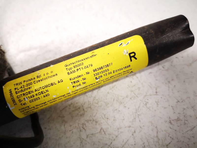 9639873877 Citroen C2 2005 Saugos dirzo sagtis (laikiklis) P.D. - Thumbnail 3