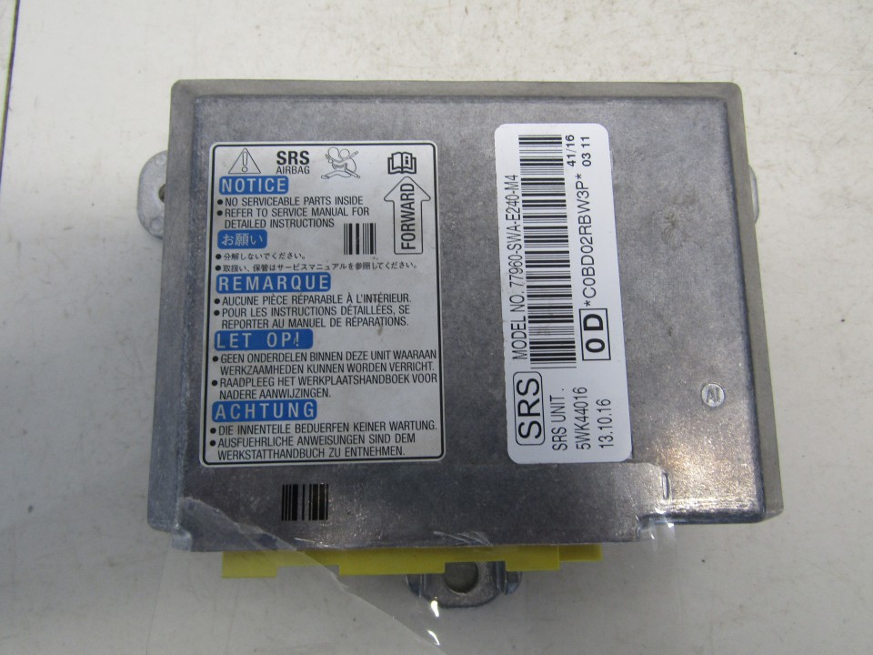 77960SWAE240M4 Honda CR-V 2008 Airbag crash sensors module