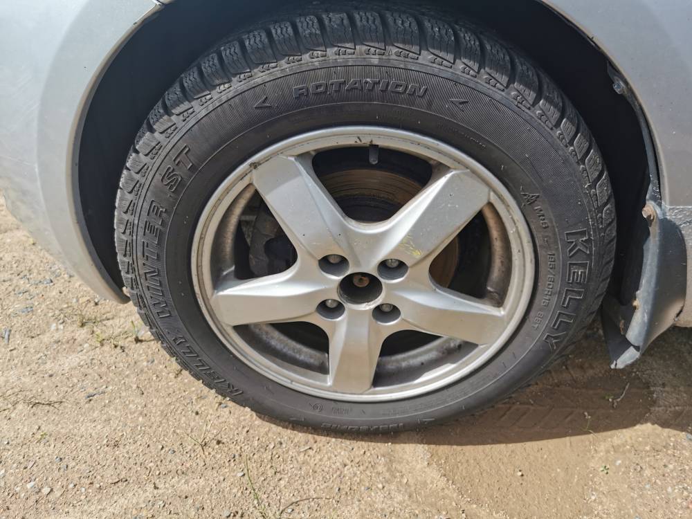 4X100 Toyota Yaris 2007 Komplet Kół Zimowych R15 - Thumbnail 3