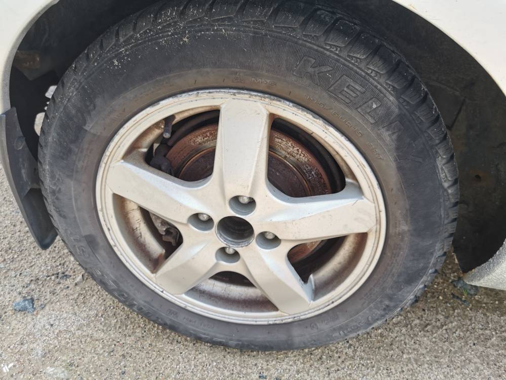 4X100 Toyota Yaris 2007 Komplet Kół Zimowych R15 - Thumbnail 2