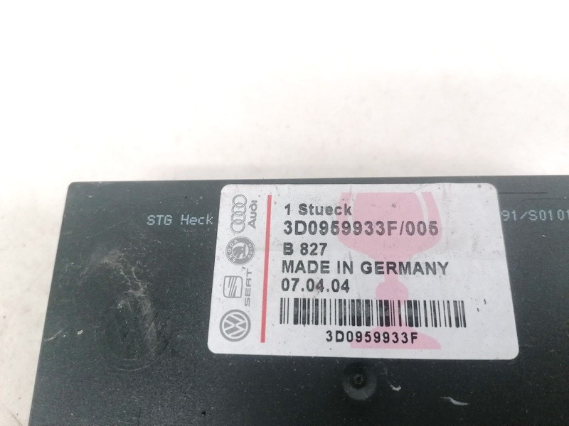 3D0959933F Volkswagen Phaeton 2003 Komforta bloks - Thumbnail 3