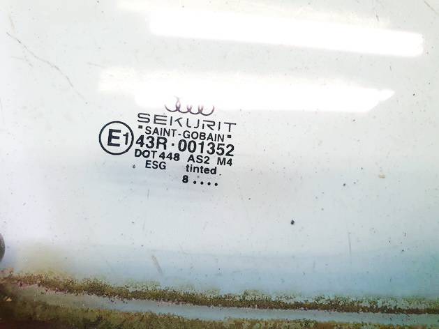 DOT448AS2M4 Audi TT 1998 Seitenscheibe Fenster Seiten Scheibe Vorne Rechts - Thumbnail 3