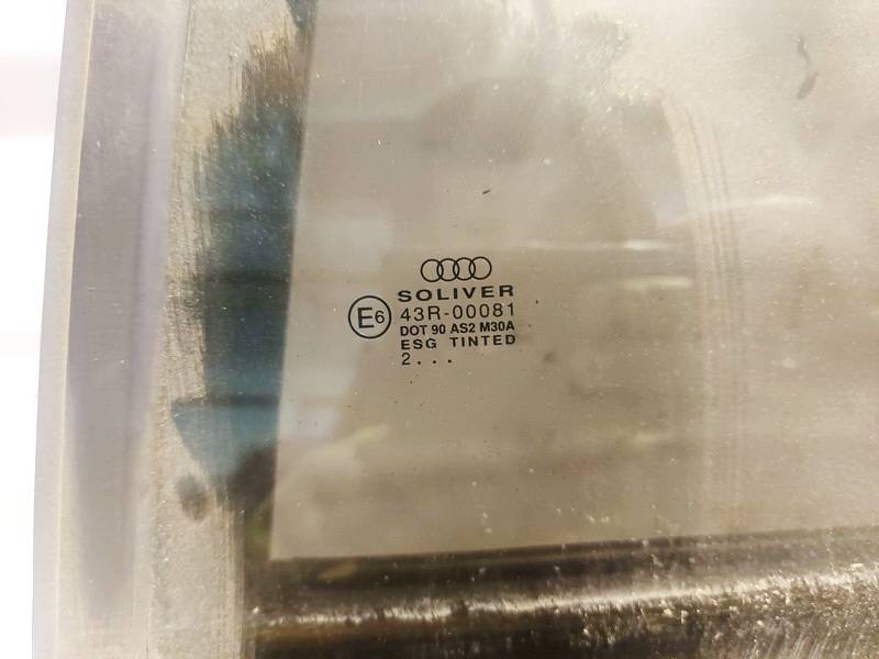 AS2 Audi A6 2003 Door-Drop Glass - REAR LEFT - Thumbnail 2