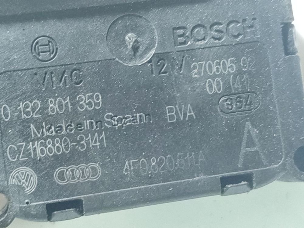 0132801359 Audi A6 2005 Heater Vent Flap Control Actuator Motor - Thumbnail 4