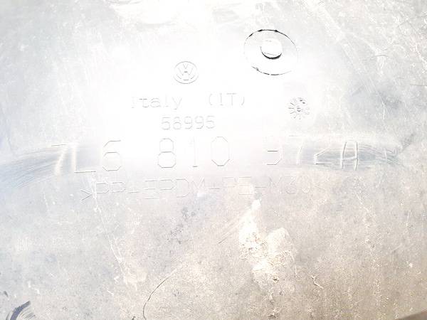 7L6810972A Volkswagen Touareg 2005 Plastic Inner Fender - REAR RIGHT - Thumbnail 3