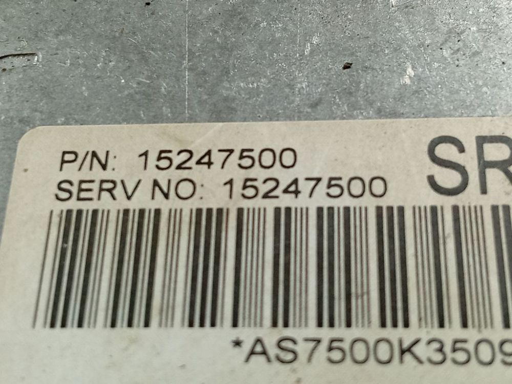 15247500 Cadillac SRX 2004 Komputer SRS airbag – moduł sterujący poduszek powietrznych - Thumbnail 4