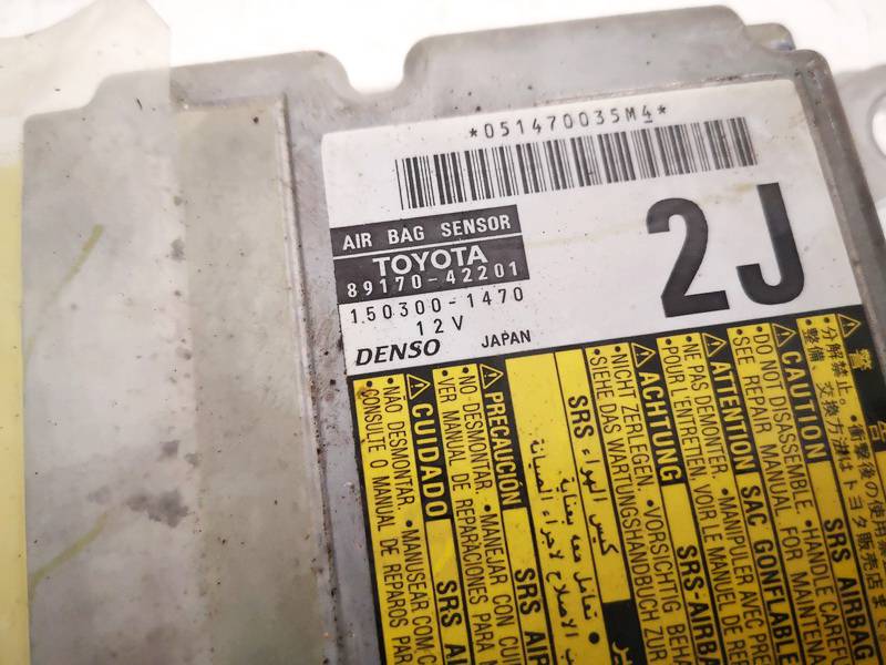 8917042201 Toyota RAV-4 2007 Airbag crash sensors module - Thumbnail 2