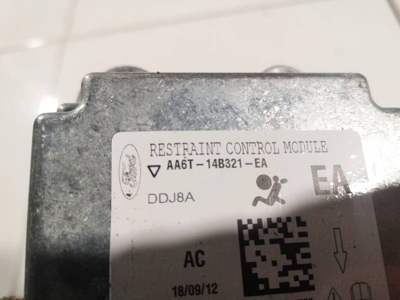 AA6T14B321EA Ford Fiesta 2012 Airbag crash sensors module - Thumbnail 3