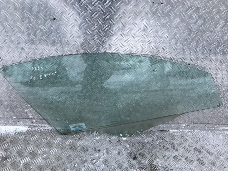 Mazda 3 2004 Door-Drop Glass - FRONT RIGHT