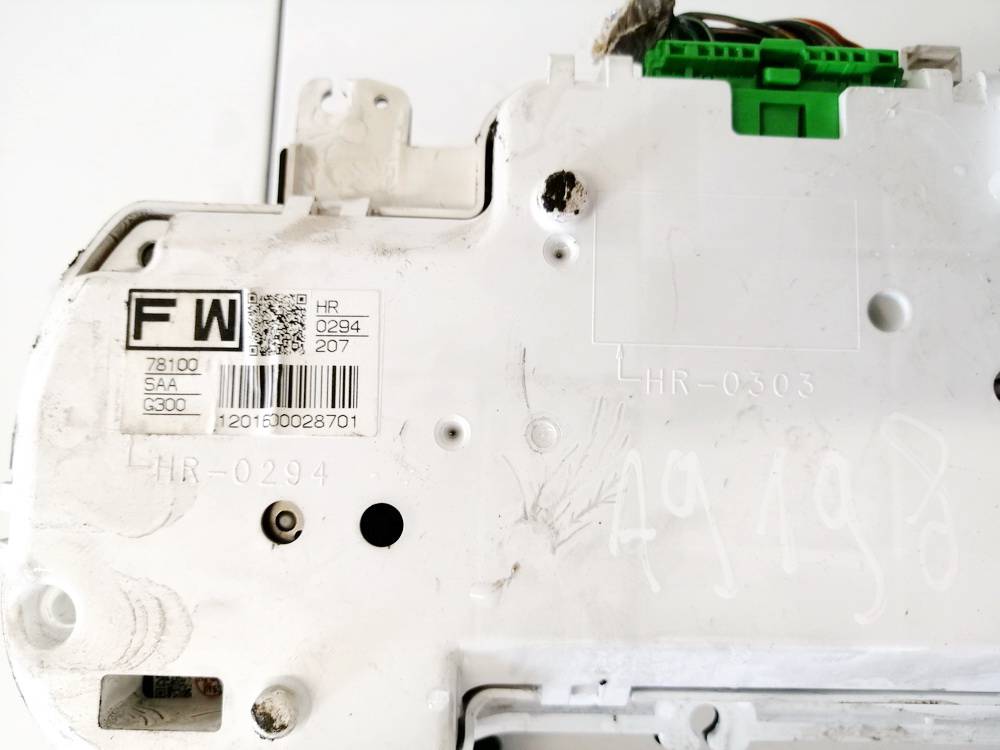 78100SAAG300 Honda Jazz 2004 Speedometers - Cockpit - Speedo Clocks Instrument - Thumbnail 3