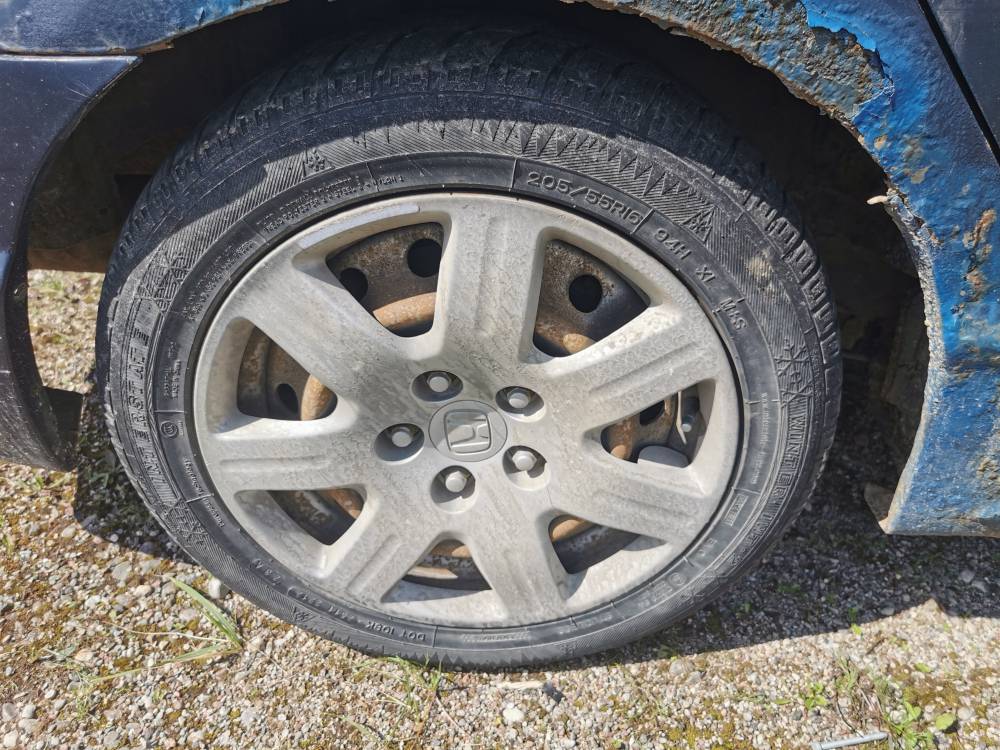 5X114.3 Honda Civic 2006 Juego de ruedas de hojalata R16 - Thumbnail 3