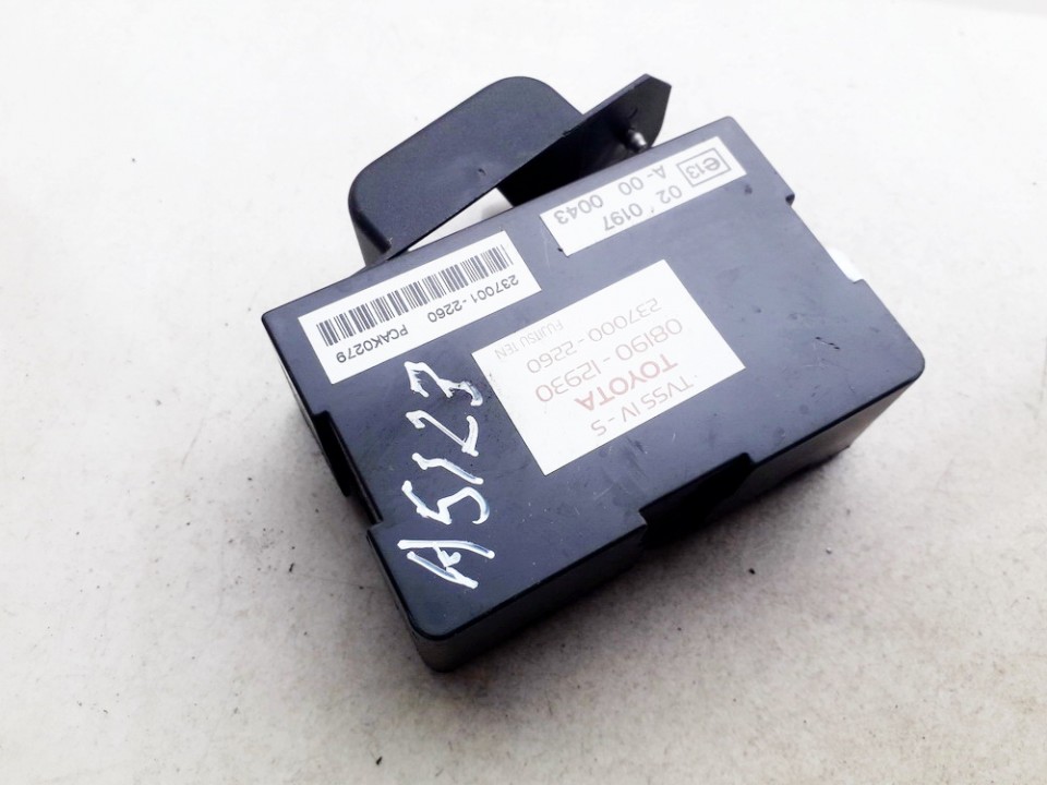 0819012930 Toyota RAV-4 2005 ALARM SENSOR MODULE UNIT