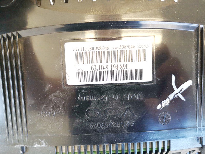 62109194890 BMW 5-Series 2003 Speedometers - Cockpit - Speedo Clocks Instrument - Thumbnail 2