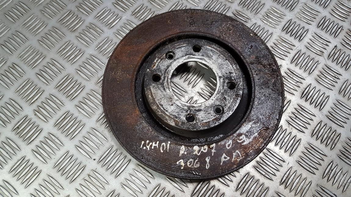 Peugeot 207 2009 avant frein disques