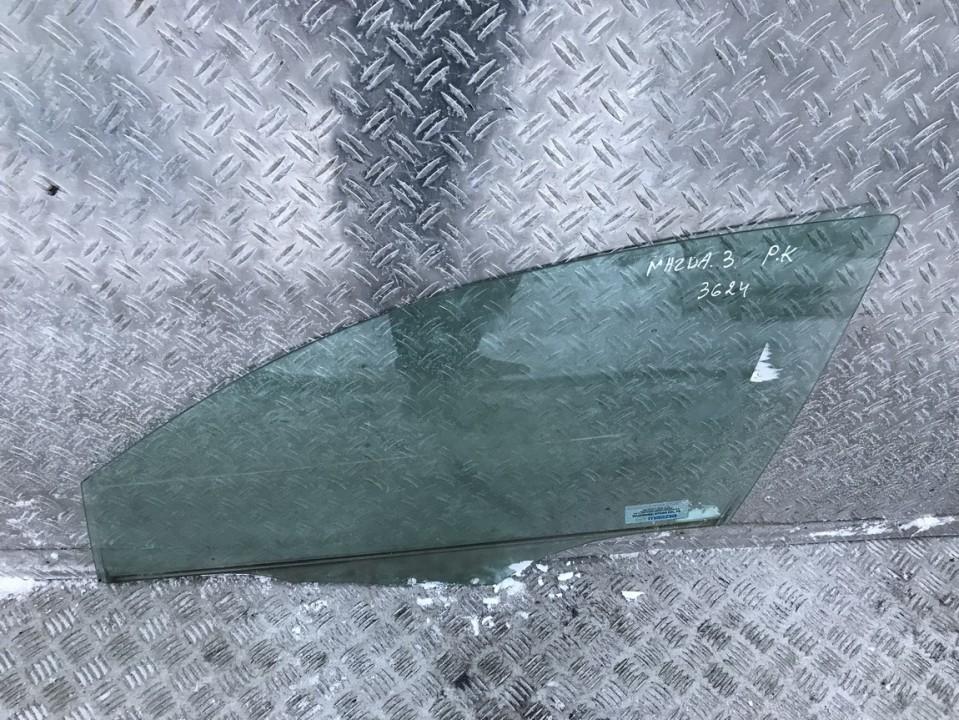 Mazda 3 2004 Door-Drop Glass - FRONT LEFT