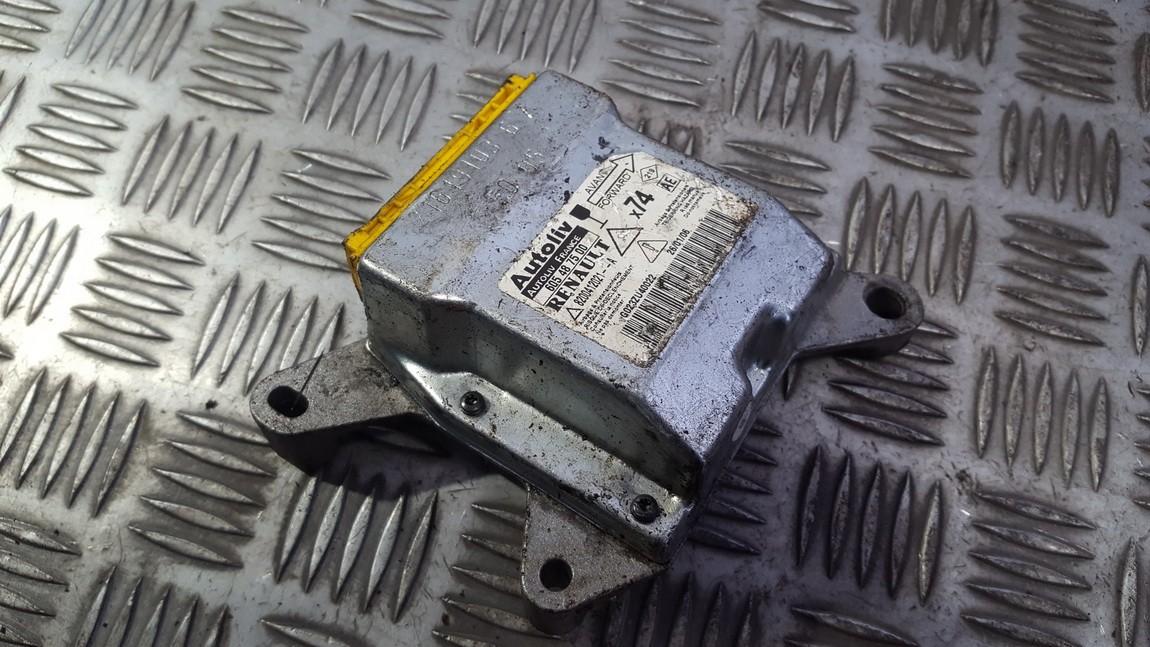 8200412021 Renault Laguna 2003 SRS AIRBAG KOMPIUTERIS - ORO PAGALVIU VALDYMO BLOKAS