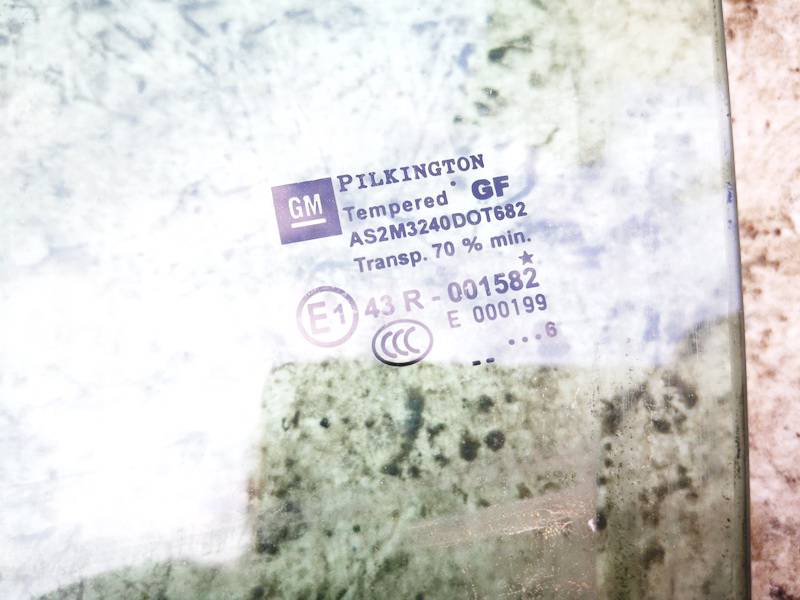 AS2 Opel Zafira 2007 Durvju stikls - PRIEKŠA PA KREISI - Thumbnail 3