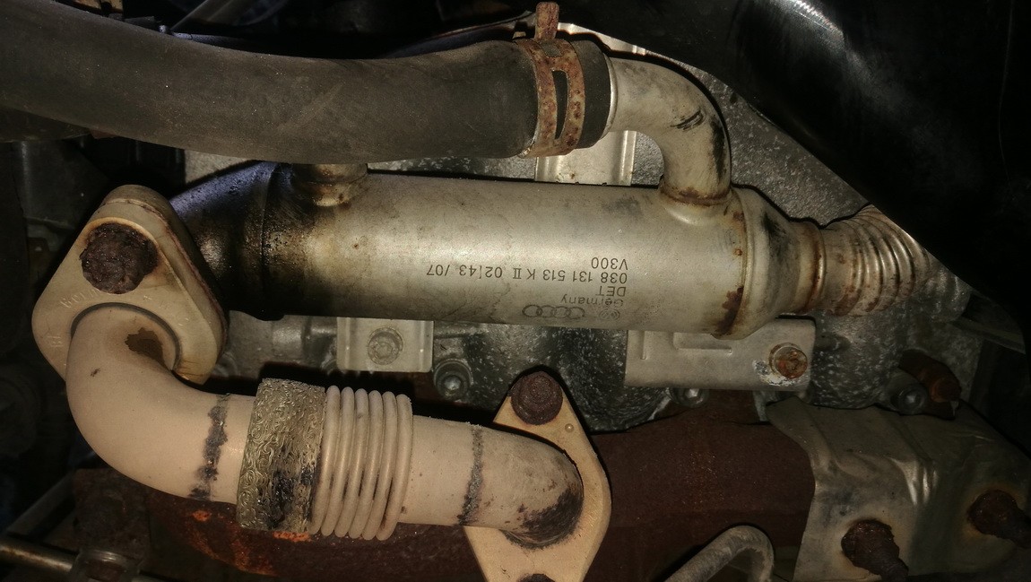 038131513K Skoda Roomster 2008 EGR Cooler (exhaust gas cooler)