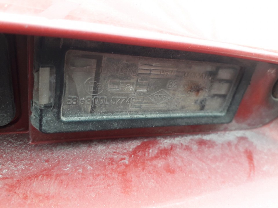 Renault Laguna 2002 Arrière Éclairage Plaque Dimmatriculation - Thumbnail 2