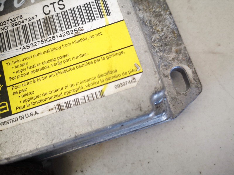 10373275 89047247, 09397452 Airbag crash sensors module Cadillac CTS 2007 2.8L EIS01623051