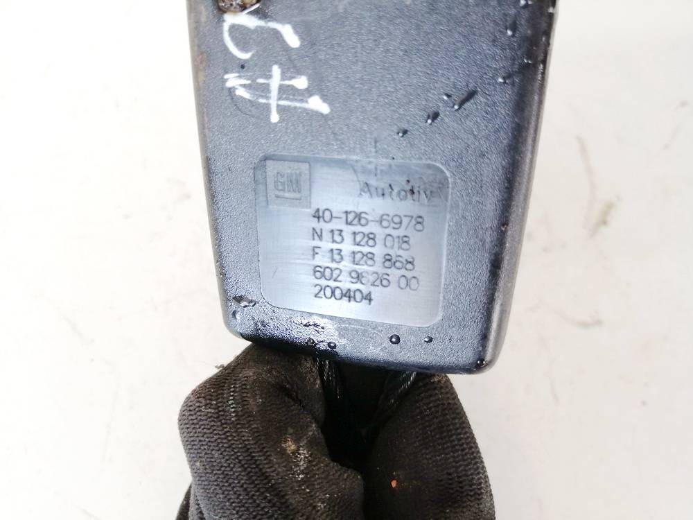 401266978 Opel Astra 2004 Turvavyön solki - EDESSÄ VASEMMALLA - Thumbnail 3