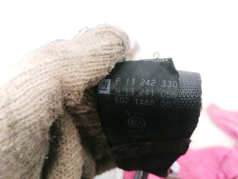F13242330 Opel Zafira 2008 Seat belt - REAR MIDDLE - Thumbnail 3