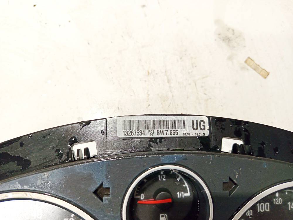 13267534 Opel Astra 2009 Speedometers - Cockpit - Speedo Clocks Instrument - Thumbnail 3