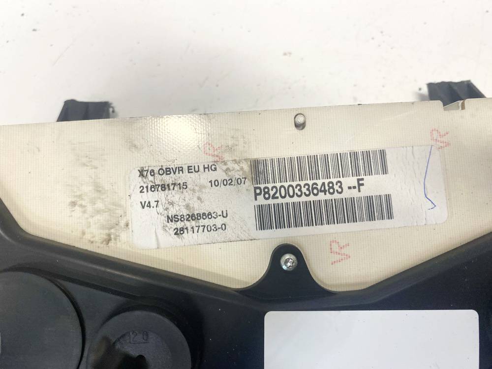 216781715 Renault Kangoo 2007 Speedometers - Cockpit - Speedo Clocks Instrument - Thumbnail 3