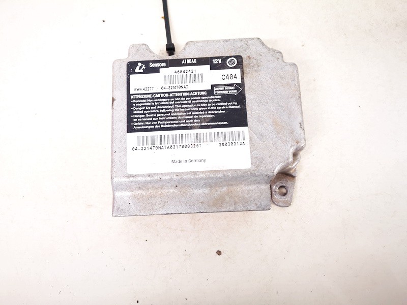 Alfa Romeo Rear Crash Sensor Alfa-Romeo 147 2003 crash sensors module 46842421, 5wk43277 #1183084-17 ...