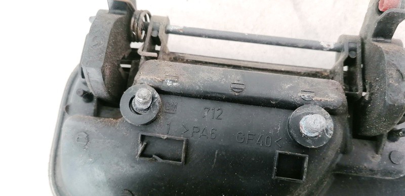 GM712 Opel Vectra 1998 Ручка двери нaружная задний правый - Thumbnail 3