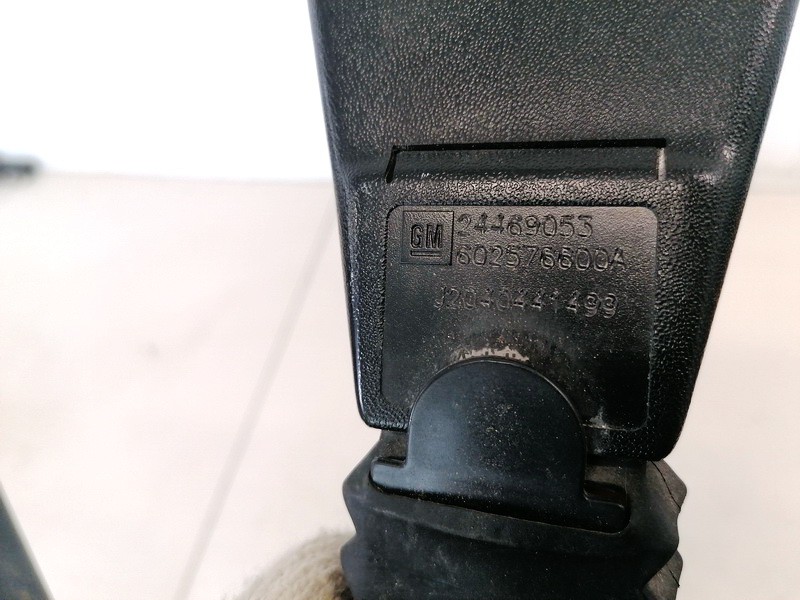 24469053 Opel Zafira 2004 Seat belt holder (Seat belt Buckle) - FRONT LEFT - Thumbnail 3