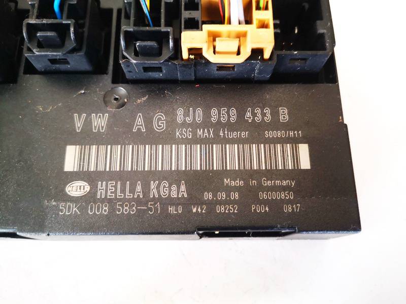 8J0959433B Audi TT 2008 MÓDULO DE CONFORT-CONVENIENCIA - Thumbnail 2