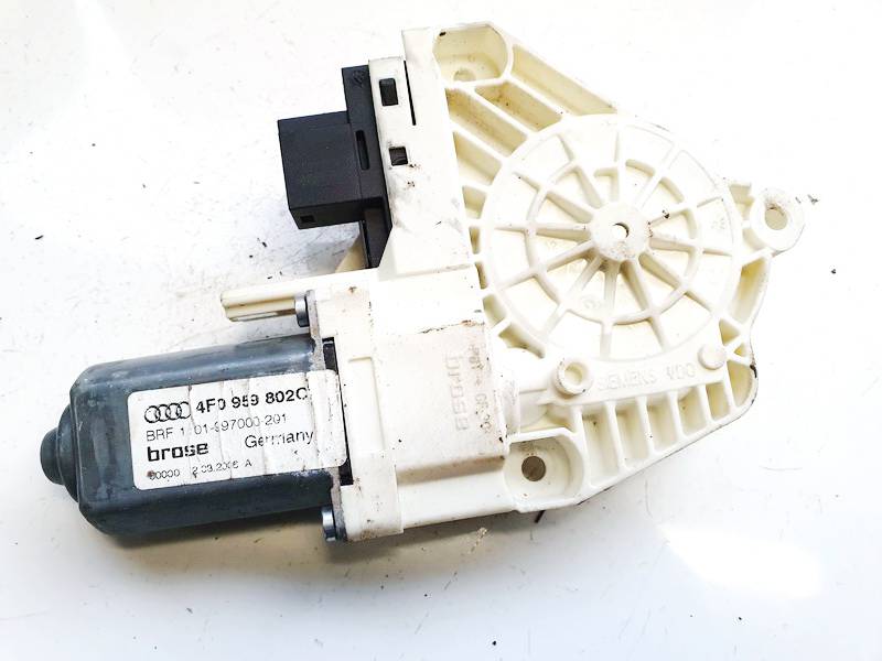 4F0959802C Audi A6 2006 MOTOR ELEVALUNAS, Asa reguladora de la puerta - TRASERO DERECHO