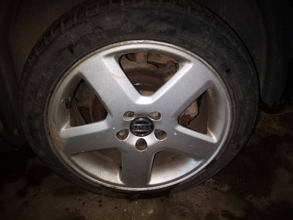 5X108 Volvo V50 2005 Komplet Kół Zimowych R17 - Thumbnail 3