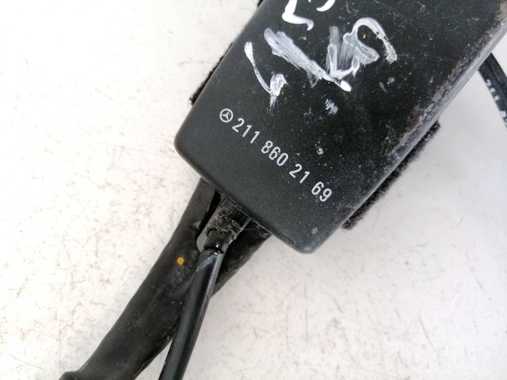2118602169 Mercedes-Benz E-CLASS 2003 Seat belt holder (Seat belt Buckle) - FRONT LEFT - Thumbnail 3