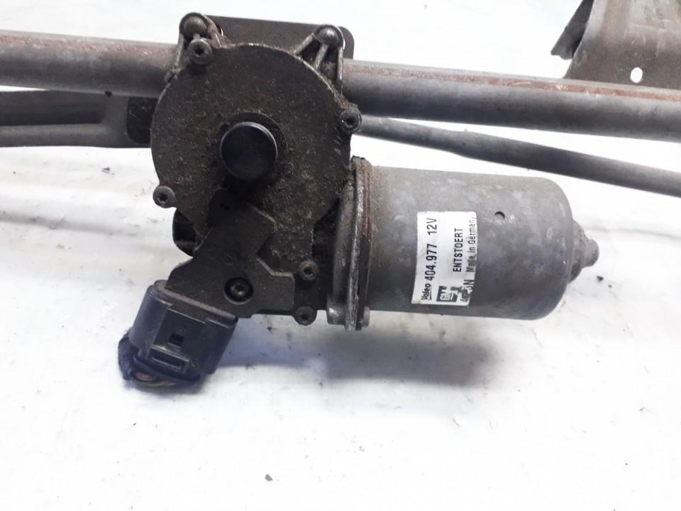 404977 Opel Zafira 2006 Silnik wycieraczek przedniej szyby - PRZEDNIE