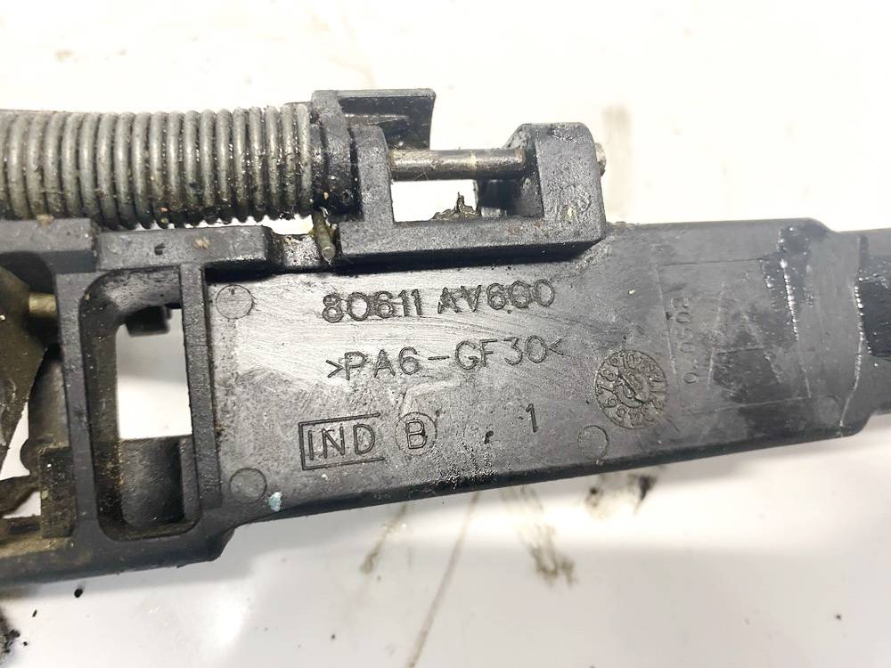 80611AV600 Nissan Primera 2002 Zewnętrzna klamka drzwi - PRZEDNIE LEWE - Thumbnail 3