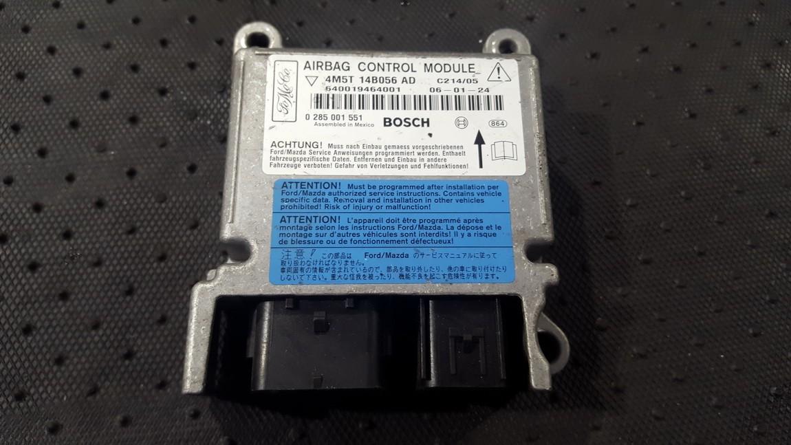 4M5T14B056AD Ford C-MAX 2004 SRS gaisa spilvena dators – gaisa spilvenu vadības bloks