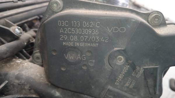 03C133062C Skoda Fabia 2008 Заслонка дроссельная электрическая - Thumbnail 4